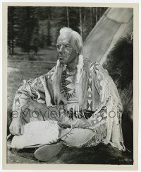 2s073 ACROSS THE WIDE MISSOURI 8.25x10 still '51 close up of Jack Holt as Native American Indian!