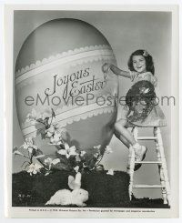 2s130 BEVERLY SIMMONS 8.25x10 still '46 the cute child actress in a Joyous Easter portrait!