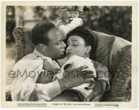 2s179 CABIN IN THE SKY 8x10.25 still '43 great close up of Rochester holding Lena Horne in chair!