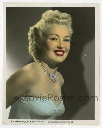 2s010 CALL ME MISTER color 8x10 still '51 smiling head & shoulders portrait of sexy Betty Grable!