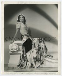 2s185 CAROL BRUCE 8.25x10 still '42 in a striking dinner dress designed for rumba by Ray Jones!