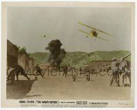 2s011 DAWN PATROL color-glos 8x10 still '38 cool image of airplanes attacking enemy base!