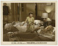 2s015 DIAMOND HORSESHOE color 8x10.25 still '45 Beatrice Kay watches Betty Grable asleep in bed!