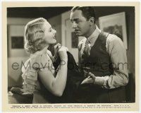 2s308 EX-MRS. BRADFORD 8x10 still '36 Jean Arthur holds out coat for William Powell to wear!