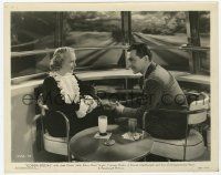 2s324 FLORIDA SPECIAL 8x10.25 still '36 Sally Eilers & Kent Taylor share a drink on the train!