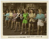 2s022 FOOTLIGHT SERENADE color-glos 8x10 still '42 Betty Grable & girls practice dance routine!