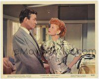2s023 FOREVER DARLING color 8x10 still #8 '56 close up of Lucille Ball staring at James Mason!