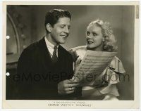 2s348 GEORGE WHITE'S SCANDALS 8x10.25 still '34 Alice Faye looks lovingly at Rudy Vallee!