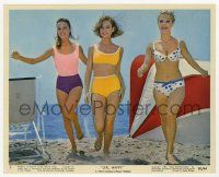 2s024 GIRL HAPPY color 8x10 still #2 '65 sexy Chris Noel, Lyn Edgington & Shelley Fabares on beach!
