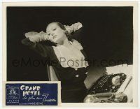 2s386 GRAND HOTEL 8x10.25 still '32 close up of Joan Crawford as secretary to boss who wants more!