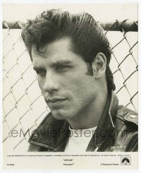 2s389 GREASE 8.25x10 still '78 great close up of John Travolta as greaser Danny Zuko!