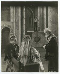 2s399 HAMLET 7.25x9 still '49 Laurence Olivier reading on stage in background, Shakespeare!