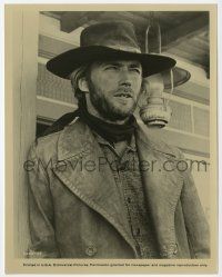 2s412 HIGH PLAINS DRIFTER 8x10.25 still '73 great close portrait of Clint Eastwood by door!
