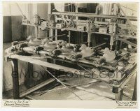 2s448 IRONS IN THE FIRE 7.5x9.75 still '36 cool image of machine making wooden duck decoys!