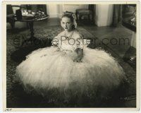 2s468 JEZEBEL 8.25x10 key book still '38 close up of Bette Davis in huge dress seated on floor!