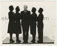 2s476 JUDGE HARDY & SON deluxe 8x10 still '39 Lewis Stone & family shadows by Clarence Sinclair Bull