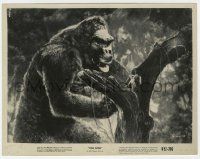 2s495 KING KONG 8x10.25 still R52 great special effects c/u of him holding Fay Wray in the jungle!