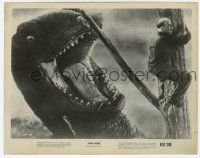 2s496 KING KONG 8x10.25 still R52 great special effects image of dinosaur attacking man in tree!