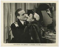 2s502 KISS BEFORE THE MIRROR 8x10.25 still '33 sexy Nancy Carroll & Frank Morgan about to do it!