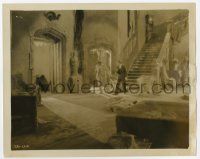 2s542 LONDON AFTER MIDNIGHT 8x10.25 still '27 Lon Chaney with gun drawn in creepy abandoned house!