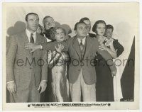 2s587 MAN WITH TWO FACES 8x10.25 still '34 Edward G Robinson shields Mary Astor & other cast!