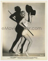 2s589 MARIE WILSON 8x10.25 still '36 as super sexy chorus girl with top hat & cane in Colleen!