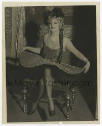 2s608 MARY PICKFORD 8x10 still '31 in sexy dress and wild hat from Kiki!