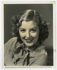 2s661 NELL O'DAY 8x10 still '40 head & shoulders smiling portrait of the pretty western actress!