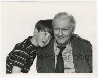 2s682 ON BORROWED TIME deluxe 8x10 still '39 c/u of Bobs Watson as Pud & Lionel Barrymore as Gramp!