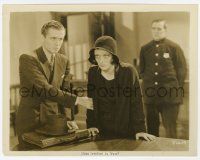 2s702 PAID 8x10.25 still '30 William Bakewell & angry Joan Crawford in courtroom with crazy eyes!