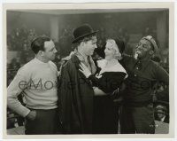 2s715 PERSONALITY KID 8x10 still '34 Clarence Muse & Glenda Farrell w/ boxer Pat O'Brien in ring!