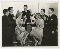 2s762 ROARING TWENTIES 8.25x10 still '39 Humphrey Bogart, James Cagney & others toasting by Elliott