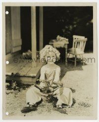 2s809 SHIRLEY TEMPLE 8x10 still '30s wonderful smiling image playing with mud by Max Mun Autrey!