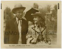2s851 STEAMBOAT 'ROUND THE BEND 8x10.25 still '35 c/u of Will Rogers smiling at Anne Shirley!