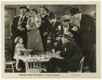 2s856 STRAIGHT FROM THE HEART 8x10.25 still '35 reporters interview & photograph cute Baby Jane!