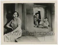 2s859 STREET SCENE 8x10.25 still '31 Bondi & Cecil glare at sexy Estelle Taylor from their window!