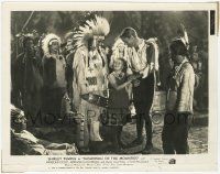 2s866 SUSANNAH OF THE MOUNTIES 8x10.25 still '39 Shirley Temple & Randolph Scott w/Chief Big Eagle