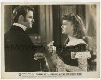2s985 WOMAN IN WHITE 8x10.25 still '48 c/u of Alexis Smith with Gig Young with full head of hair!