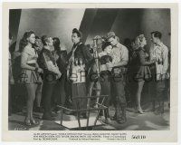 2s988 WORLD WITHOUT END 8x10.25 still '56 Rod Taylor & cast with sexy ladies in the year 2508!