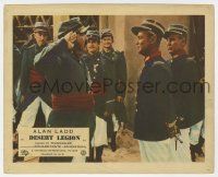 2s013 DESERT LEGION color English FOH LC '53 George Lewis watches Akim Tamirof salute Alan Ladd!