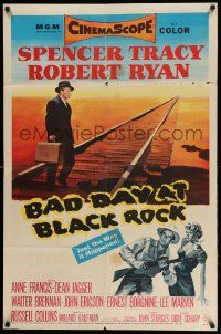 2t086 BAD DAY AT BLACK ROCK 1sh '55 Spencer Tracy tries to find out just what did happen to Kamoko