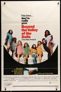 2t109 BEYOND THE VALLEY OF THE DOLLS 1sh '70 Russ Meyer's girls who are old at twenty!