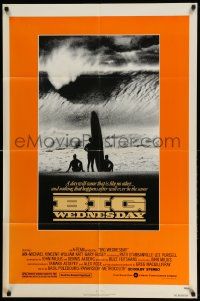 2t119 BIG WEDNESDAY 1sh '78 Milius classic surfing movie, great image of surfers on beach!