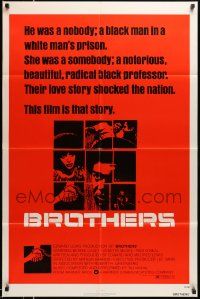 2t158 BROTHERS 1sh '77 Bernie Casey, Vonetta McGee, love story that shocked the nation!