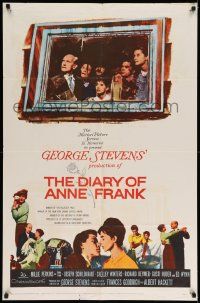 2t278 DIARY OF ANNE FRANK 1sh '59 Millie Perkins as Jewish girl in hiding in World War II!