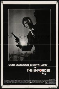 2t317 ENFORCER 1sh '76 photo of Clint Eastwood as Dirty Harry by Bill Gold!