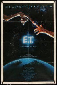 2t305 E.T. THE EXTRA TERRESTRIAL NSS style 1sh '82 Steven Spielberg classic, John Alvin art!