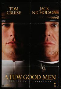 2t344 FEW GOOD MEN teaser 1sh '92 best close up of Tom Cruise, Jack Nicholson & Demi Moore!