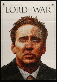 2t555 LORD OF WAR 1sh '05 wild bullet mosaic of arms dealer Nicolas Cage!