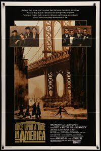 2t665 ONCE UPON A TIME IN AMERICA int'l 1sh '84 De Niro, James Woods, directed by Sergio Leone!